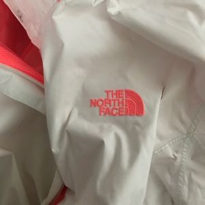 Pink/White Northface Windbreaker Jacket